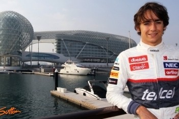 Gutierrez in 2013 voor Sauber, Frijns reserverijder