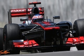 Button snelste in laatste training Interlagos