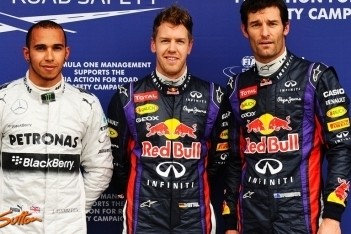 Vettel scoort pole voor eerste race van 2013
