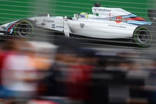 Williams heeft moeite met natte omstandigheden