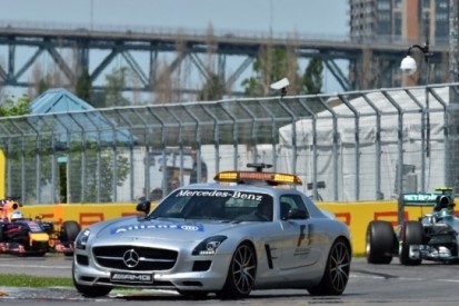 F1 onderweg naar staande herstarts na safety car