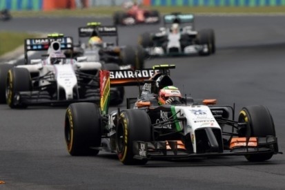 Force India vertrekt zonder punten uit Hongarije