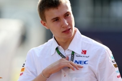 Sirotkin in actie tijdens eerste training in Rusland