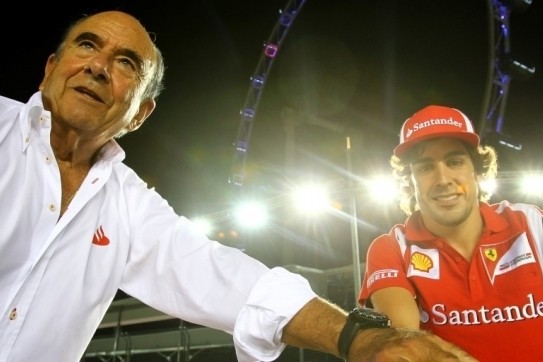 Ferrari en McLaren rouwen om dood Santander-baas