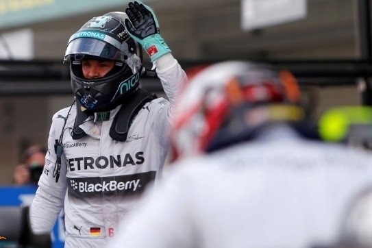Rosberg pakt zijn achtste pole-position van het seizoen