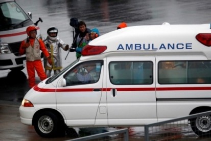 Crash Bianchi brengt voortijdig einde aan Japanse GP