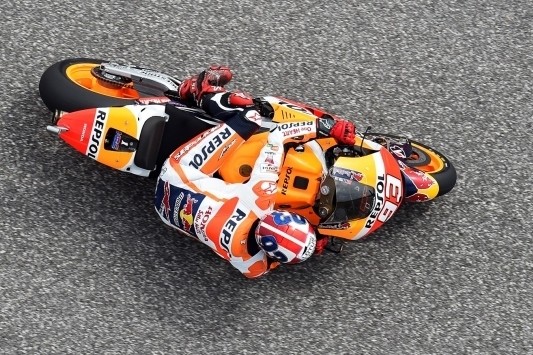 Marquez grijpt pole in Austin dankzij huzarenstukje
