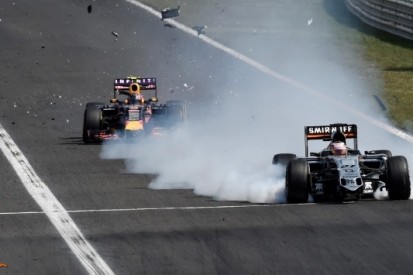 Hülkenberg crasht tijdens Grand Prix van Hongarije