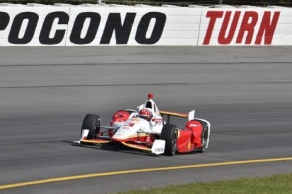 Castroneves bovenaan op Pocono, Montoya stelt hevig teleur