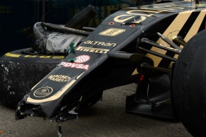 Racestoel van Grosjean brak bij zware crash in Sotsji