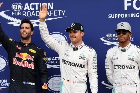Rosberg pakt pole in Duitsland, Verstappen vierde