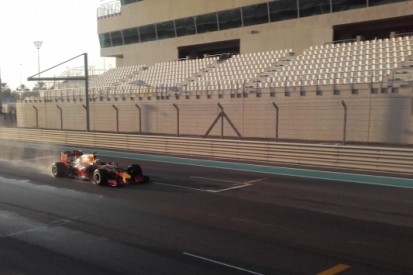 Gasly rijdt 286 rondjes op nat circuit van Abu Dhabi
