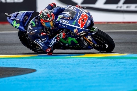 Vinales leidt Yamaha-trio in kwalificatie Le Mans