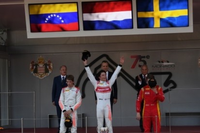 In beeld: als het Wilhelmus klinkt na een GP2/F2-race