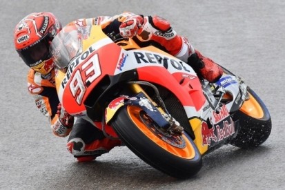 Marquez ook op nat wegdek allersnelste in Duitsland