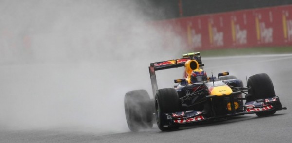 Webber quickest in 2nd practice session for Belgian GP at Spa