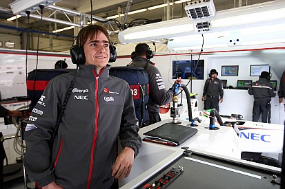 Esteban Gutièrrez carries out aero test in Vairano