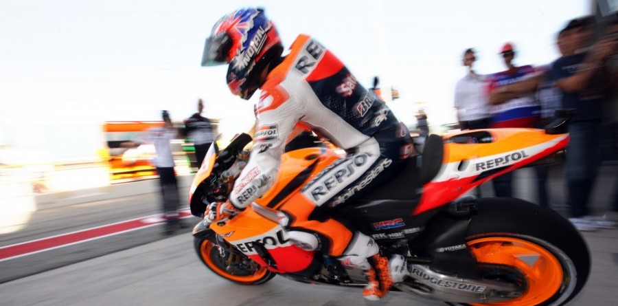 Stoner takes Aragon GP pole in Spain