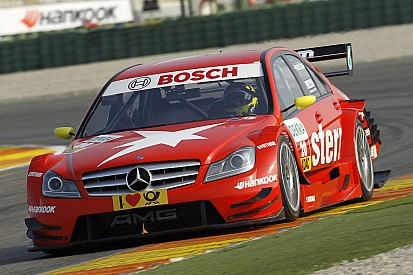 Renger van der Zande and David Coulthard on second row of grid for first time