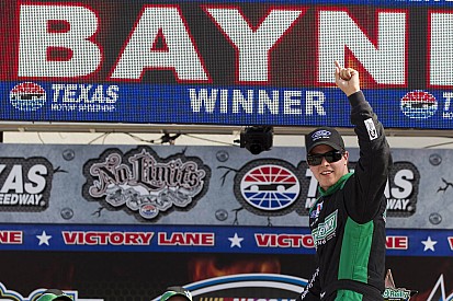 Trevor Bayne scores his first series win at Texas