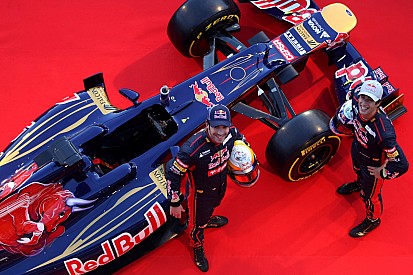 Toro Rosso showed the world their new STR7 in Jerez