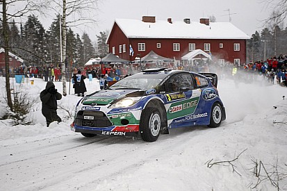Latvala leads after long day at Rally Sweden