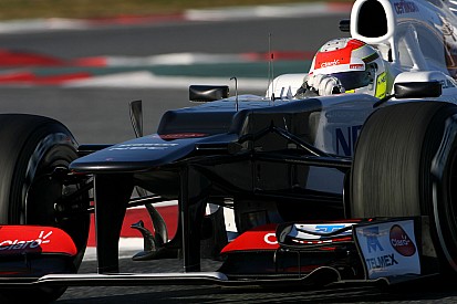 Perez tops time sheets for Sauber on third day of Barcelona testing