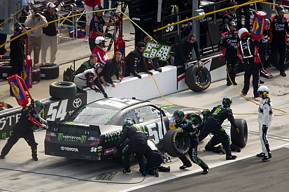 Owner/driver Kyle Busch learning curve continued at PIR