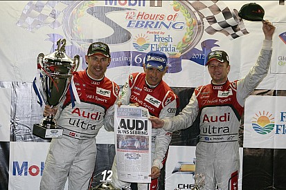 McNish leads Audi 1-2 finish in the 60th Sebring 12 hour challenge