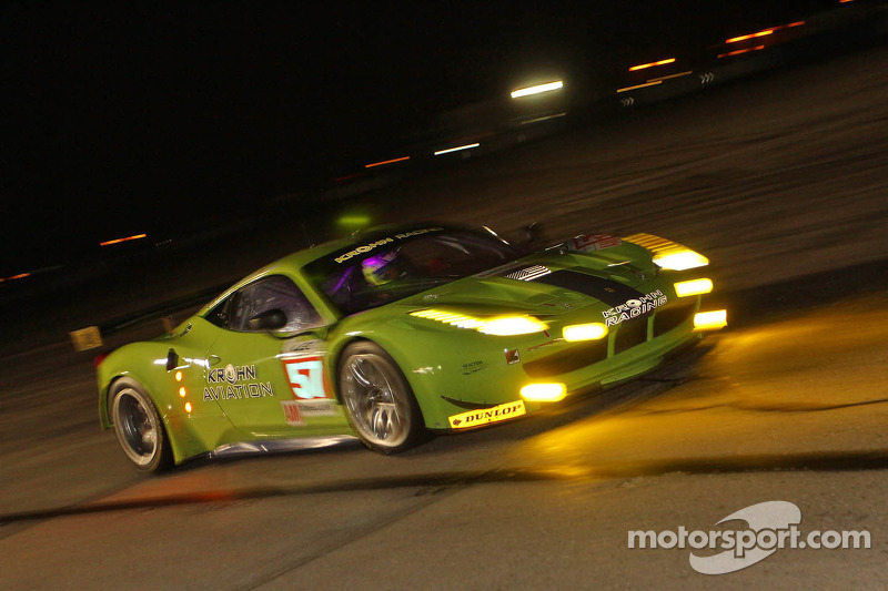 #57 Krohn Racing Ferrari F458 Italia: Tracy Krohn, Nic Jonsson, Michele Rugolo