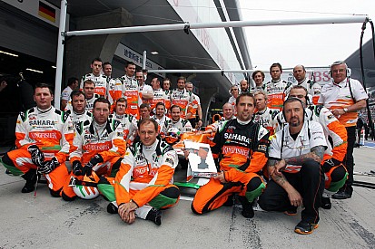 Force India team member leaving Bahrain after attack