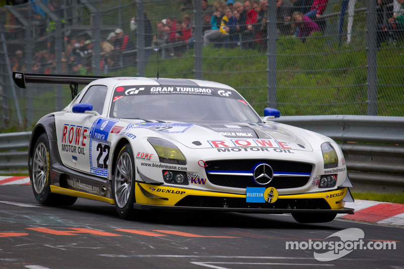 #22 ROWE Racing Mercedes-Benz SLS AMG GT3: Klaus Graf, Thomas Jäger, Alexander Roloff, Jan Seyffahrt