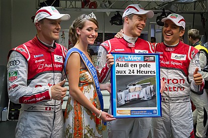 Front-row lockout for Audi, but Toyota snatches third