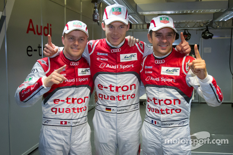 Audi with e-tron quattro to first hybrid pole position at Le Mans