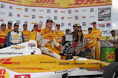Andretti Autosports' Hunter-Reay wins at Milwaukee