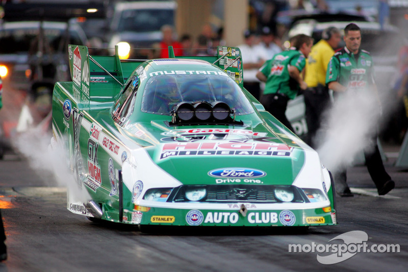 John Force leads Joliet quals with Schumacher, Johnson and Arana