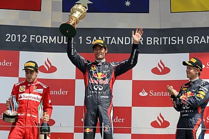 Webber snatches British victory in final laps from Alonso