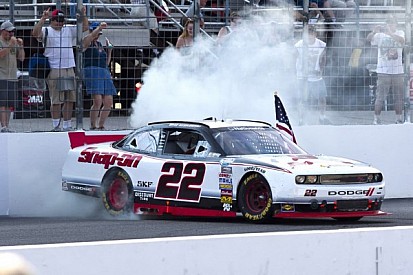 Keselowski wins Loudon with late-race pass