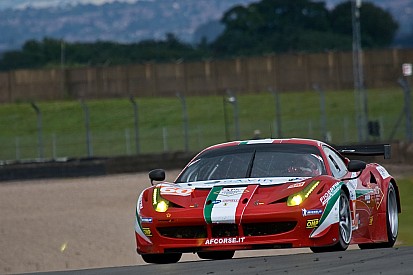 Perazzini-Cioci-Griffin are second in GTE Am at Donington