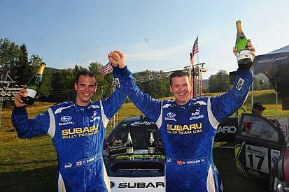 Subaru driver David Higgins seals Rally America title