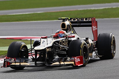 Lotus using 'double DRS' at Hockenheim