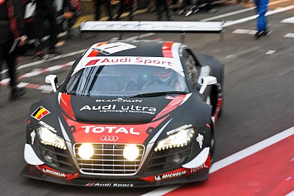 Audi on second row at Spa 24 Hour GT race