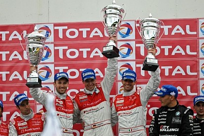 Piccini, Stippler and Rast take fighting win for Audi at Spa 24