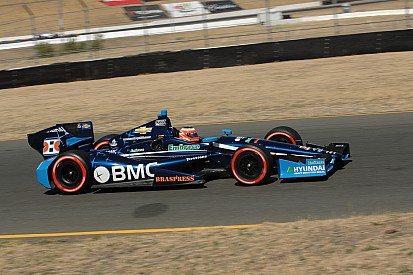 Barrichello top qualifier for KV Racing at Sonoma