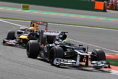 Maldonado in 11th just behind Senna at Monza