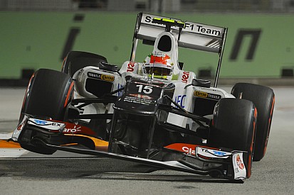 Pérez and Kobayashi finished the Singapore night race in 11th and 13th respectively