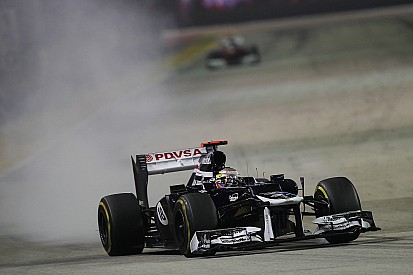Disappointing end to the Singapore GP for Williams