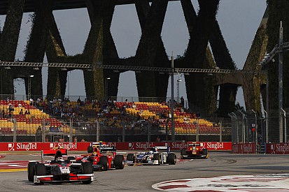 Coletti leaving the mark in Singapores final round of the GP2 series 2012