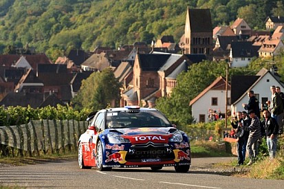 Loeb takes early lead in home rally for Citroen