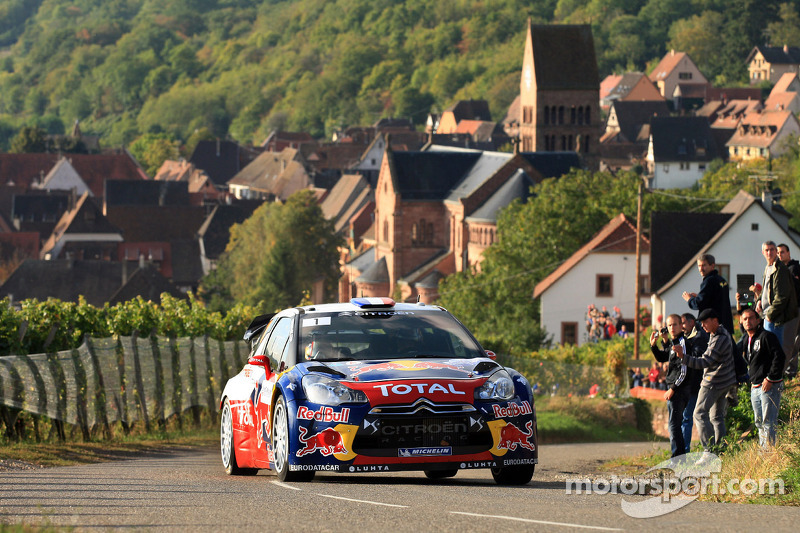 Loeb takes early lead in home rally for Citroen